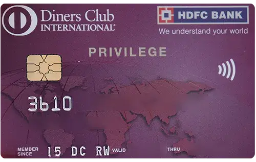HDFC டைனர்ஸ் கிளப் பிரைவேட் கிரெடிட் கார்டு