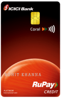 ICICI Coral RuPay Credit Card