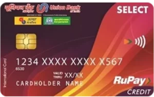 Union Select Rupay Credit Card